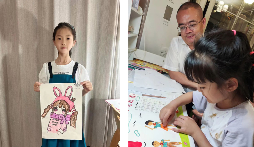 童心向黨 || “西投寶寶”們的親子繪畫作品展來啦！看看你pick哪個！
